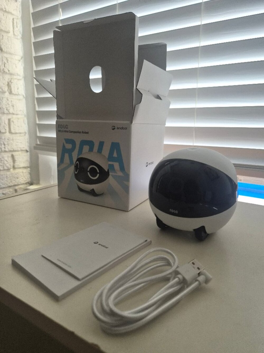 Enabot ROLA Mini 2K Robot Pet Camera Night Vision Two-Way Audio New